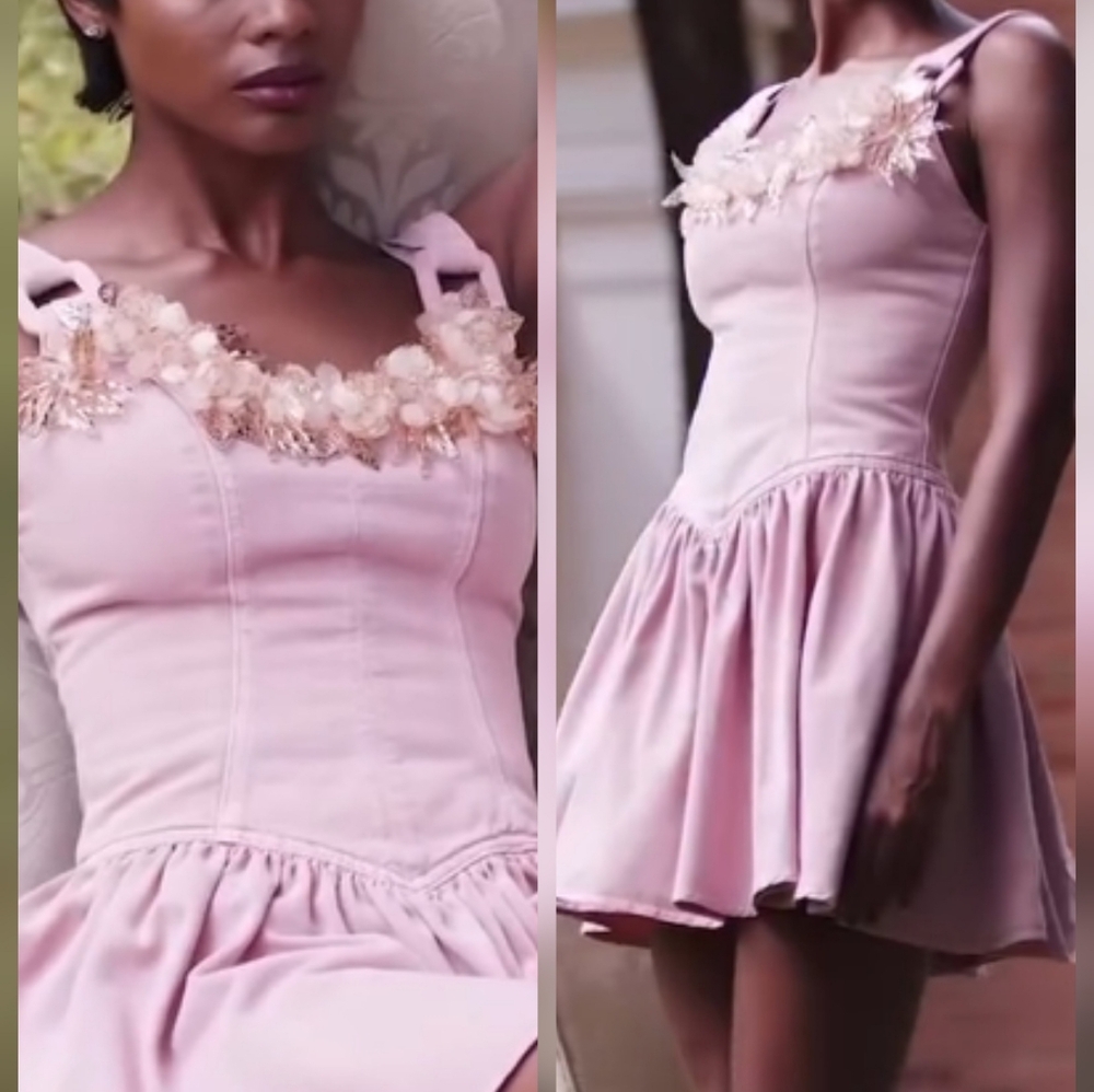 Patbo Denim Mini Dress - Picture 9 of 16